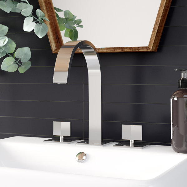 Luxier Widespread Bathroom Faucet with Drain Assembly & Reviews Wayfair